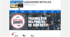 Desktop Screenshot of lakeshorebicycles.com